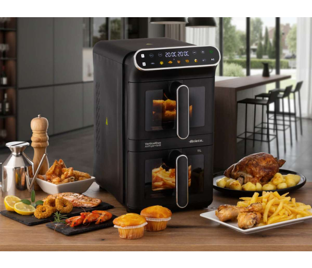 Ariete Air Fryer Vertical Duo Window & Grill 464000 2x5,5L - 1616372 - zdjęcie 11